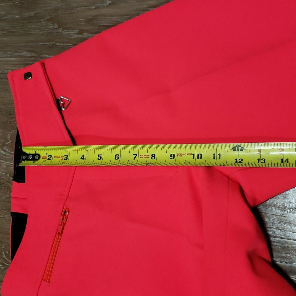 (10R) Sport Obermeyer Wool Neon Stirrup Pants Outdoors Ski Athletic Vintage Neon - Picture 9 of 11